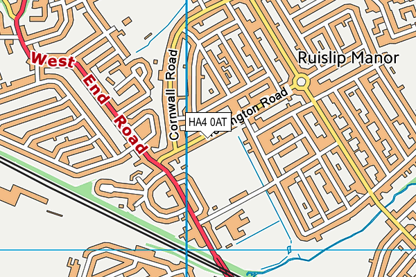 HA4 0AT map - OS VectorMap District (Ordnance Survey) HA4 0AT map - OS VectorMap District (Ordnance Survey)