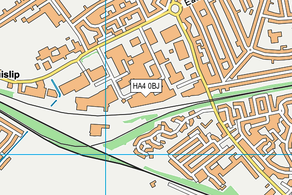 HA4 0BJ map - OS VectorMap District (Ordnance Survey) HA4 0BJ map - OS VectorMap District (Ordnance Survey)