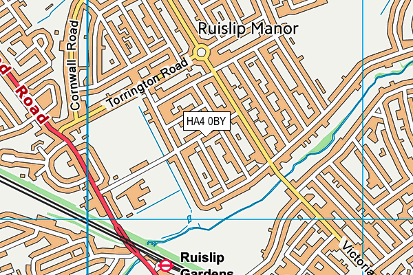 HA4 0BY map - OS VectorMap District (Ordnance Survey) HA4 0BY map - OS VectorMap District (Ordnance Survey)