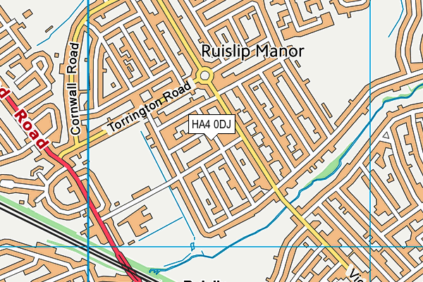 HA4 0DJ map - OS VectorMap District (Ordnance Survey) HA4 0DJ map - OS VectorMap District (Ordnance Survey)