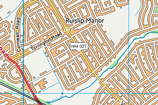 HA4 0DT map - OS VectorMap District (Ordnance Survey) HA4 0DT map - OS VectorMap District (Ordnance Survey)