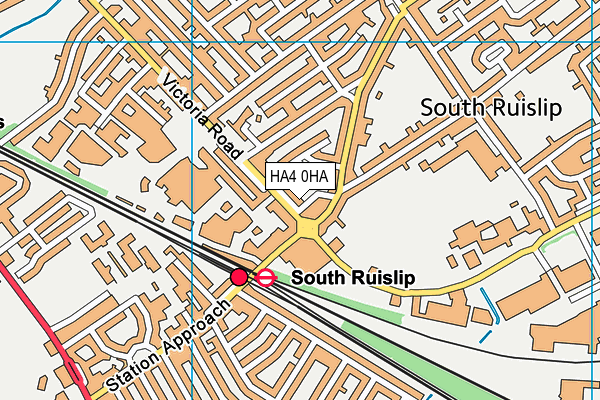 HA4 0HA map - OS VectorMap District (Ordnance Survey) HA4 0HA map - OS VectorMap District (Ordnance Survey)