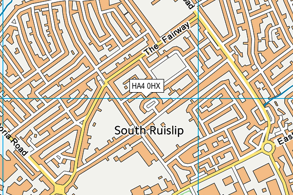 HA4 0HX map - OS VectorMap District (Ordnance Survey) HA4 0HX map - OS VectorMap District (Ordnance Survey)