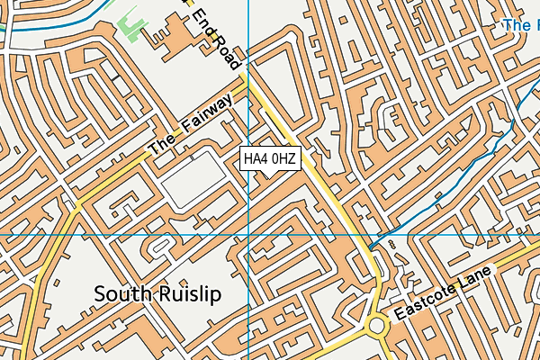 HA4 0HZ map - OS VectorMap District (Ordnance Survey) HA4 0HZ map - OS VectorMap District (Ordnance Survey)