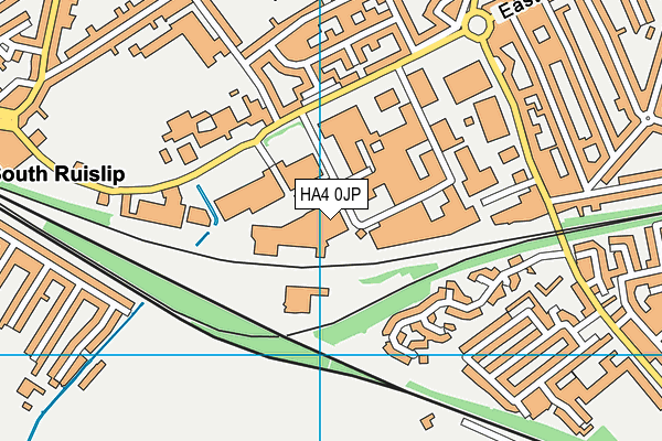 HA4 0JP map - OS VectorMap District (Ordnance Survey) HA4 0JP map - OS VectorMap District (Ordnance Survey)