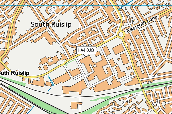 HA4 0JQ map - OS VectorMap District (Ordnance Survey) HA4 0JQ map - OS VectorMap District (Ordnance Survey)