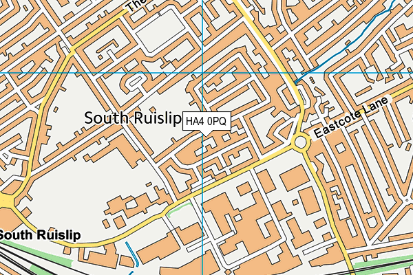 HA4 0PQ map - OS VectorMap District (Ordnance Survey) HA4 0PQ map - OS VectorMap District (Ordnance Survey)