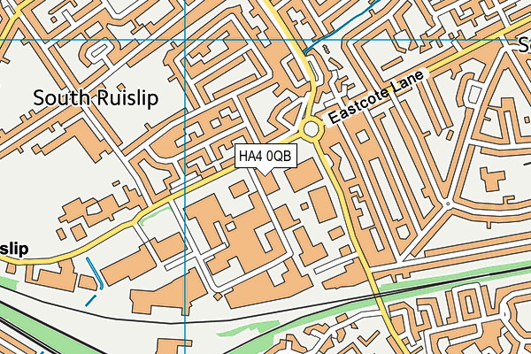 HA4 0QB map - OS VectorMap District (Ordnance Survey) HA4 0QB map - OS VectorMap District (Ordnance Survey)