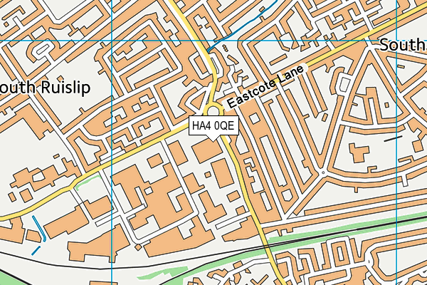 HA4 0QE map - OS VectorMap District (Ordnance Survey) HA4 0QE map - OS VectorMap District (Ordnance Survey)
