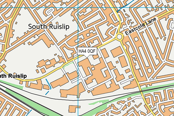 HA4 0QF map - OS VectorMap District (Ordnance Survey) HA4 0QF map - OS VectorMap District (Ordnance Survey)