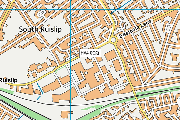 HA4 0QQ map - OS VectorMap District (Ordnance Survey) HA4 0QQ map - OS VectorMap District (Ordnance Survey)