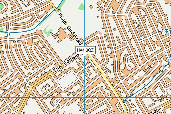 HA4 0QZ map - OS VectorMap District (Ordnance Survey) HA4 0QZ map - OS VectorMap District (Ordnance Survey)