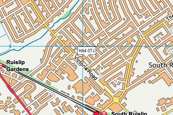 HA4 0TJ map - OS VectorMap District (Ordnance Survey) HA4 0TJ map - OS VectorMap District (Ordnance Survey)