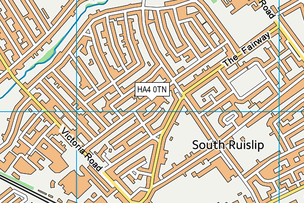 HA4 0TN map - OS VectorMap District (Ordnance Survey) HA4 0TN map - OS VectorMap District (Ordnance Survey)