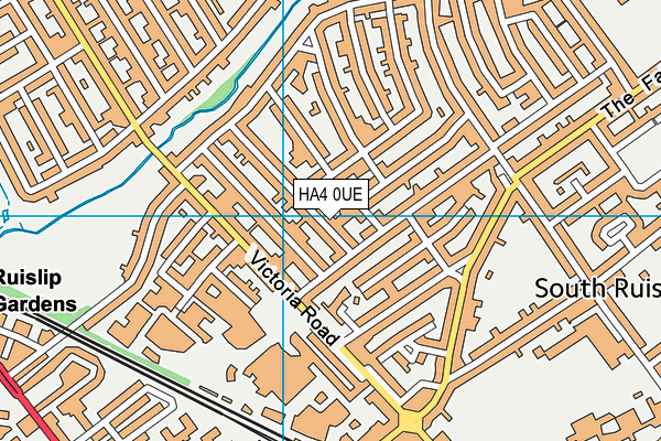 HA4 0UE map - OS VectorMap District (Ordnance Survey) HA4 0UE map - OS VectorMap District (Ordnance Survey)