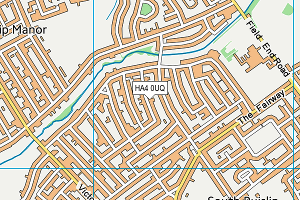 HA4 0UQ map - OS VectorMap District (Ordnance Survey) HA4 0UQ map - OS VectorMap District (Ordnance Survey)