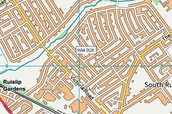 HA4 0UX map - OS VectorMap District (Ordnance Survey) HA4 0UX map - OS VectorMap District (Ordnance Survey)