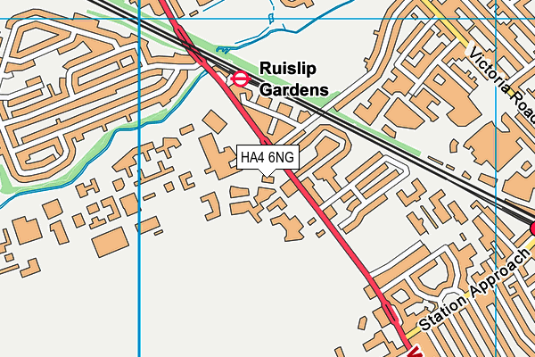 HA4 6NG map - OS VectorMap District (Ordnance Survey) HA4 6NG map - OS VectorMap District (Ordnance Survey)