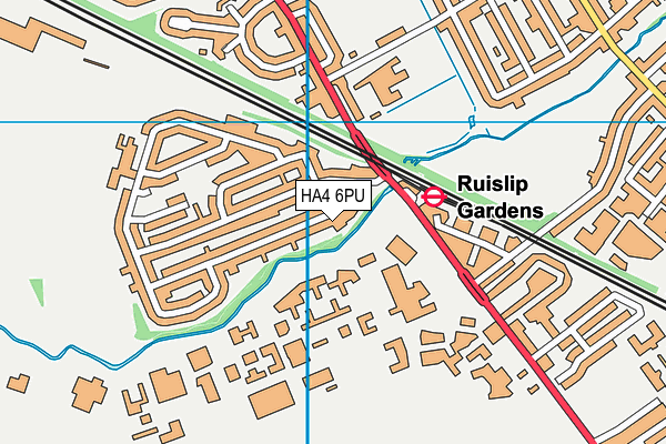 HA4 6PU map - OS VectorMap District (Ordnance Survey) HA4 6PU map - OS VectorMap District (Ordnance Survey)