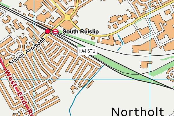 HA4 6TU map - OS VectorMap District (Ordnance Survey) HA4 6TU map - OS VectorMap District (Ordnance Survey)