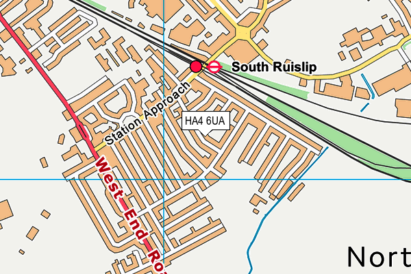 HA4 6UA map - OS VectorMap District (Ordnance Survey) HA4 6UA map - OS VectorMap District (Ordnance Survey)