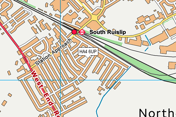 HA4 6UP map - OS VectorMap District (Ordnance Survey) HA4 6UP map - OS VectorMap District (Ordnance Survey)