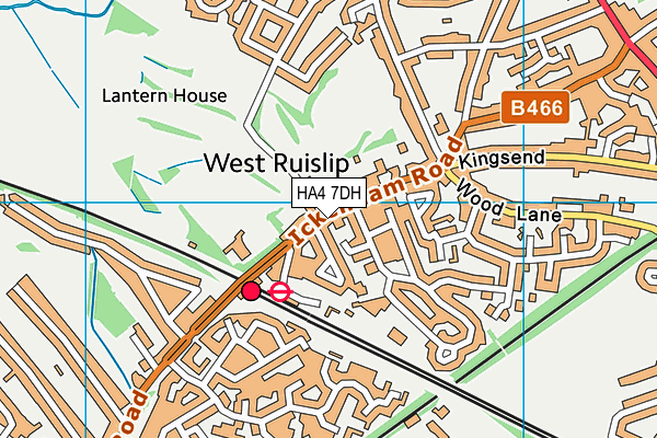 HA4 7DH map - OS VectorMap District (Ordnance Survey) HA4 7DH map - OS VectorMap District (Ordnance Survey)