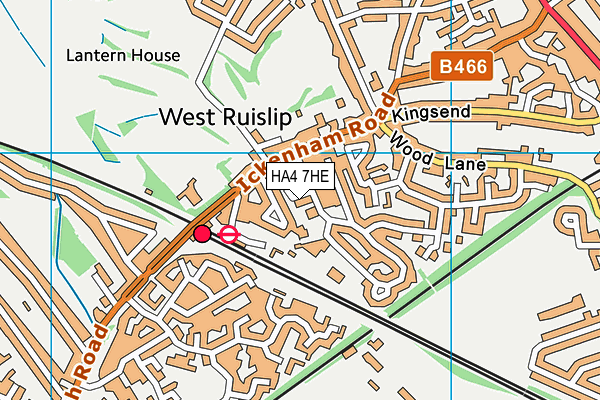 HA4 7HE map - OS VectorMap District (Ordnance Survey) HA4 7HE map - OS VectorMap District (Ordnance Survey)