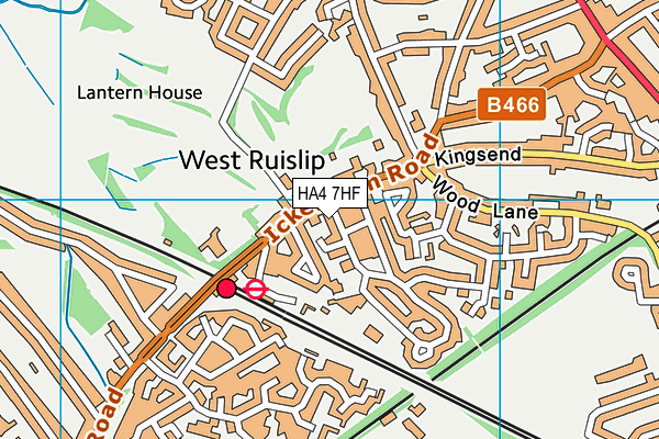 HA4 7HF map - OS VectorMap District (Ordnance Survey) HA4 7HF map - OS VectorMap District (Ordnance Survey)