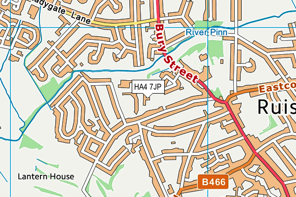 HA4 7JP map - OS VectorMap District (Ordnance Survey) HA4 7JP map - OS VectorMap District (Ordnance Survey)