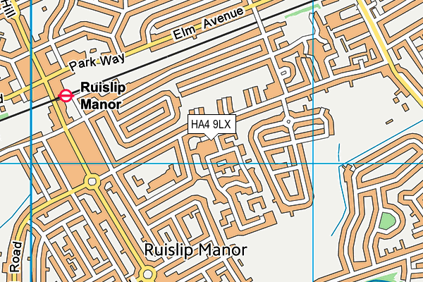 HA4 9LX map - OS VectorMap District (Ordnance Survey) HA4 9LX map - OS VectorMap District (Ordnance Survey)