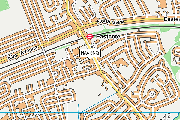 HA4 9NQ map - OS VectorMap District (Ordnance Survey) HA4 9NQ map - OS VectorMap District (Ordnance Survey)