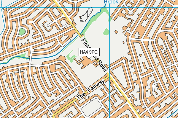 HA4 9PQ map - OS VectorMap District (Ordnance Survey) HA4 9PQ map - OS VectorMap District (Ordnance Survey)