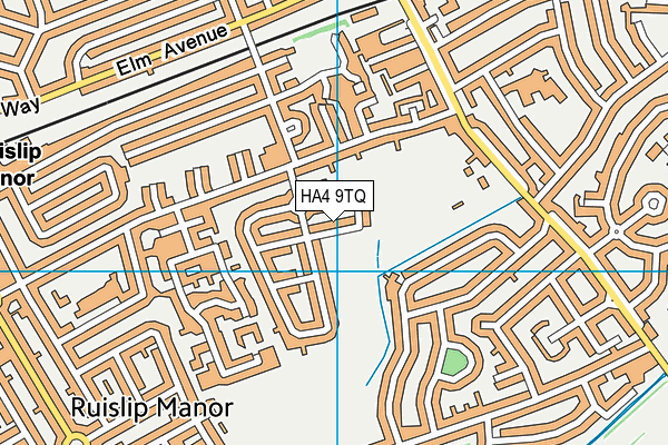 HA4 9TQ map - OS VectorMap District (Ordnance Survey) HA4 9TQ map - OS VectorMap District (Ordnance Survey)