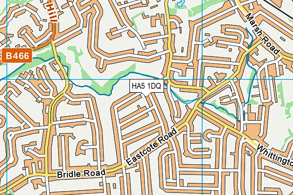 HA5 1DQ map - OS VectorMap District (Ordnance Survey) HA5 1DQ map - OS VectorMap District (Ordnance Survey)