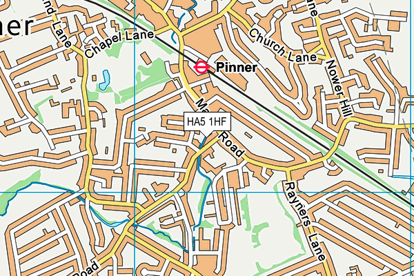 HA5 1HF map - OS VectorMap District (Ordnance Survey) HA5 1HF map - OS VectorMap District (Ordnance Survey)