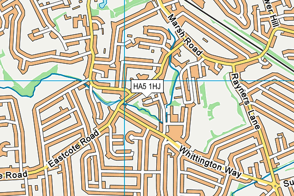 HA5 1HJ map - OS VectorMap District (Ordnance Survey) HA5 1HJ map - OS VectorMap District (Ordnance Survey)