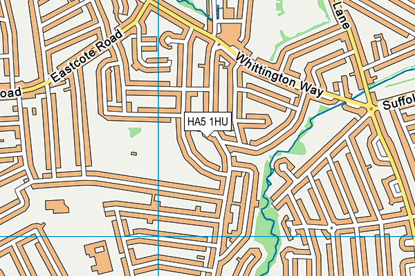 HA5 1HU map - OS VectorMap District (Ordnance Survey) HA5 1HU map - OS VectorMap District (Ordnance Survey)