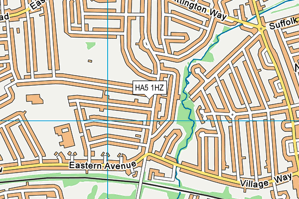 HA5 1HZ map - OS VectorMap District (Ordnance Survey) HA5 1HZ map - OS VectorMap District (Ordnance Survey)