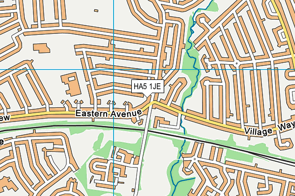 HA5 1JE map - OS VectorMap District (Ordnance Survey) HA5 1JE map - OS VectorMap District (Ordnance Survey)