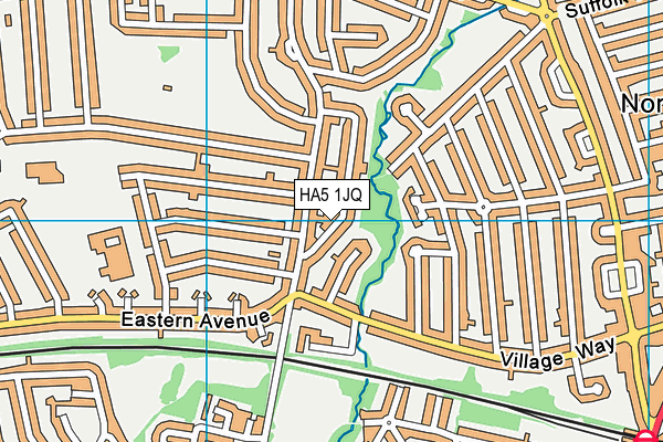 HA5 1JQ map - OS VectorMap District (Ordnance Survey) HA5 1JQ map - OS VectorMap District (Ordnance Survey)