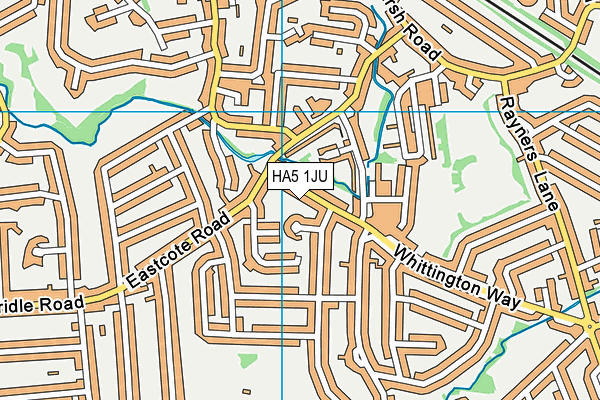 HA5 1JU map - OS VectorMap District (Ordnance Survey) HA5 1JU map - OS VectorMap District (Ordnance Survey)