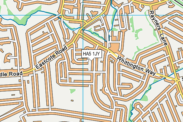 HA5 1JY map - OS VectorMap District (Ordnance Survey) HA5 1JY map - OS VectorMap District (Ordnance Survey)