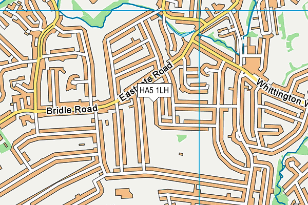 HA5 1LH map - OS VectorMap District (Ordnance Survey) HA5 1LH map - OS VectorMap District (Ordnance Survey)