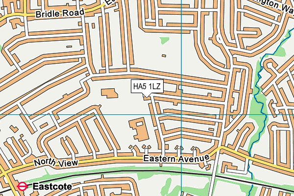 HA5 1LZ map - OS VectorMap District (Ordnance Survey) HA5 1LZ map - OS VectorMap District (Ordnance Survey)