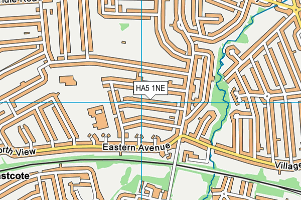 HA5 1NE map - OS VectorMap District (Ordnance Survey) HA5 1NE map - OS VectorMap District (Ordnance Survey)