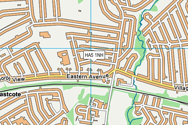 HA5 1NH map - OS VectorMap District (Ordnance Survey)