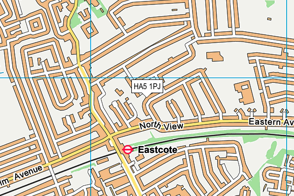 HA5 1PJ map - OS VectorMap District (Ordnance Survey) HA5 1PJ map - OS VectorMap District (Ordnance Survey)