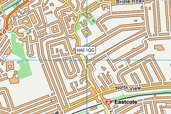 HA5 1QG map - OS VectorMap District (Ordnance Survey) HA5 1QG map - OS VectorMap District (Ordnance Survey)