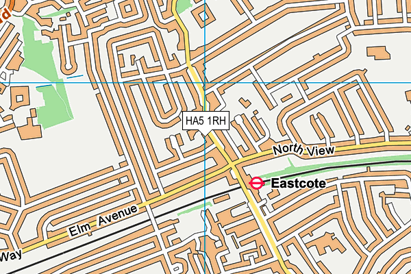 HA5 1RH map - OS VectorMap District (Ordnance Survey) HA5 1RH map - OS VectorMap District (Ordnance Survey)